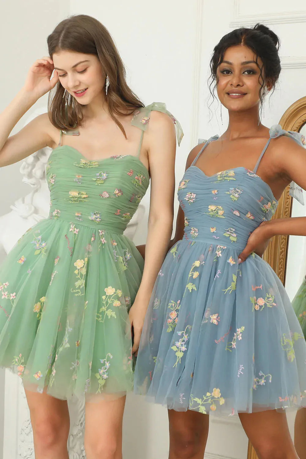 Aurora - Robe de Bal en Tulle Brodée Haut de Gamme