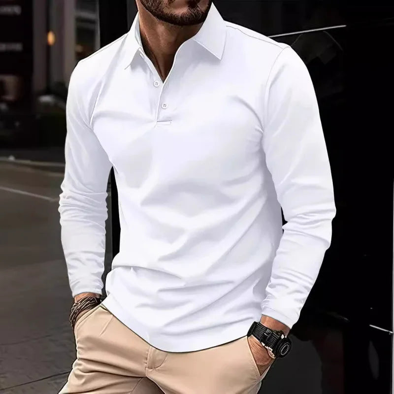 Enzo - Polo Coton Premium Manches Longues