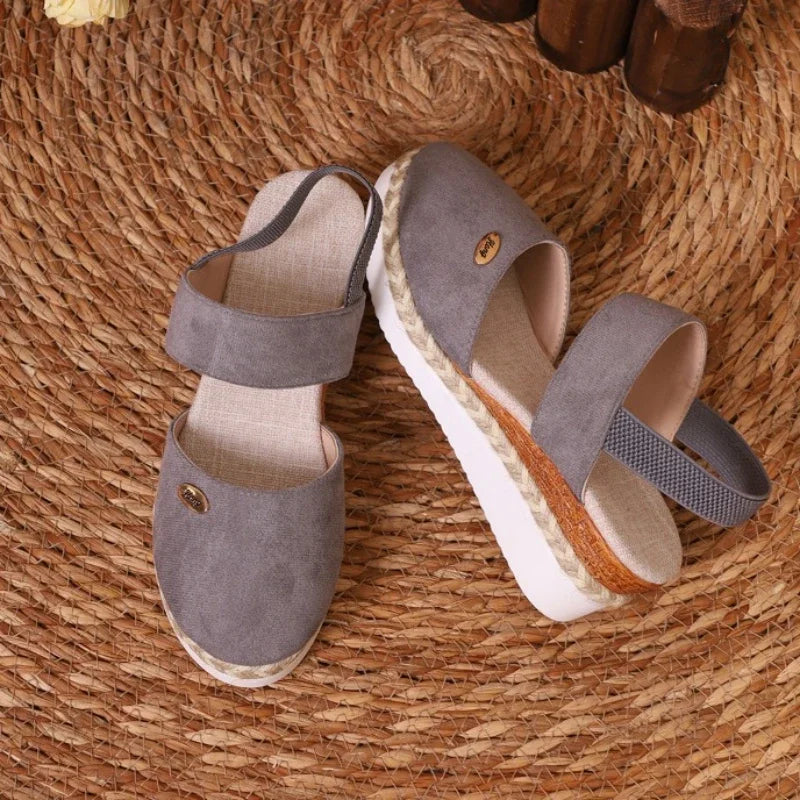 Dalina - Ortopædiske Espadriller med Platform