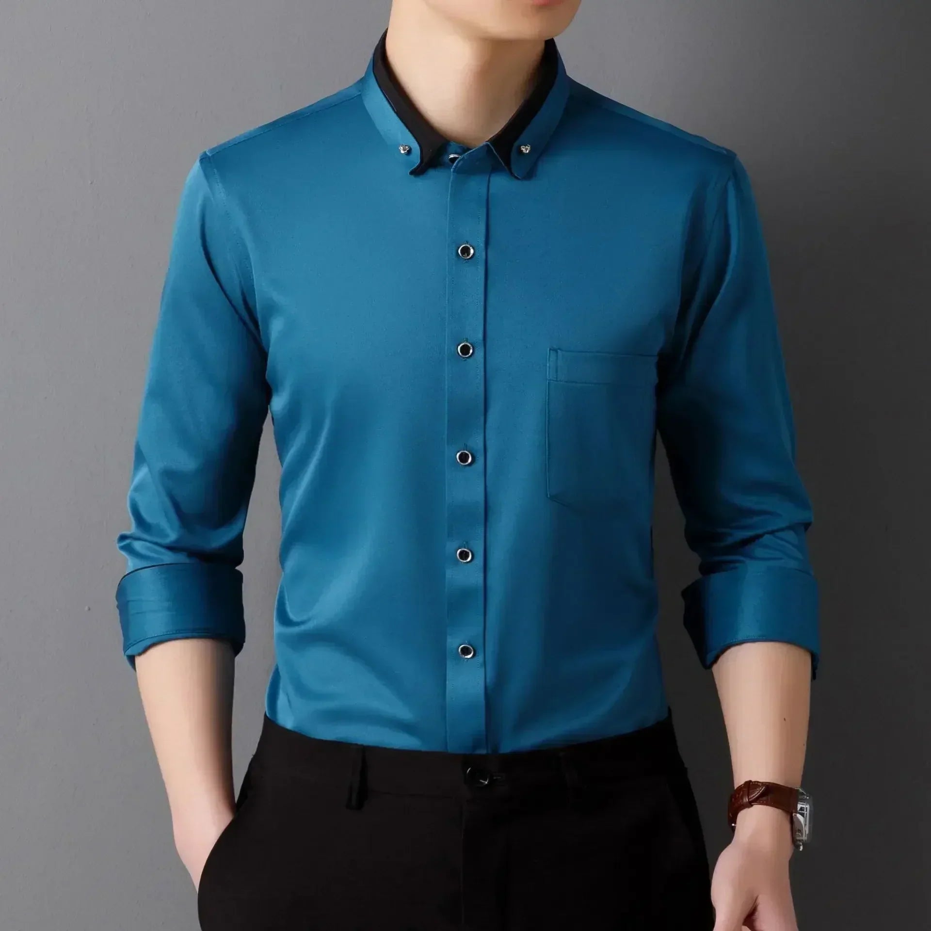 Valdo - Chemise Classique Manches Longues