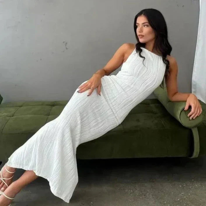 Capri - Robe Luxe Texturée en Relief