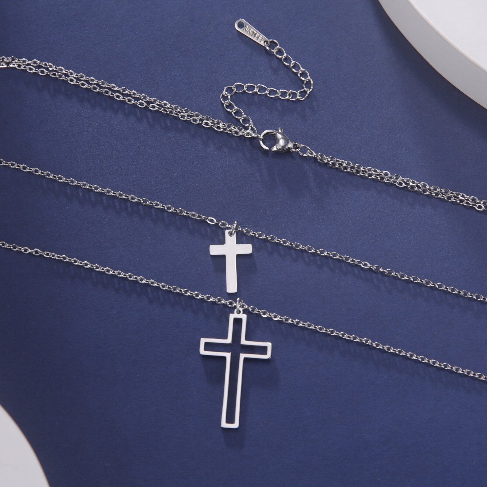 Brasilia - Set Collier de Croix Unisexe