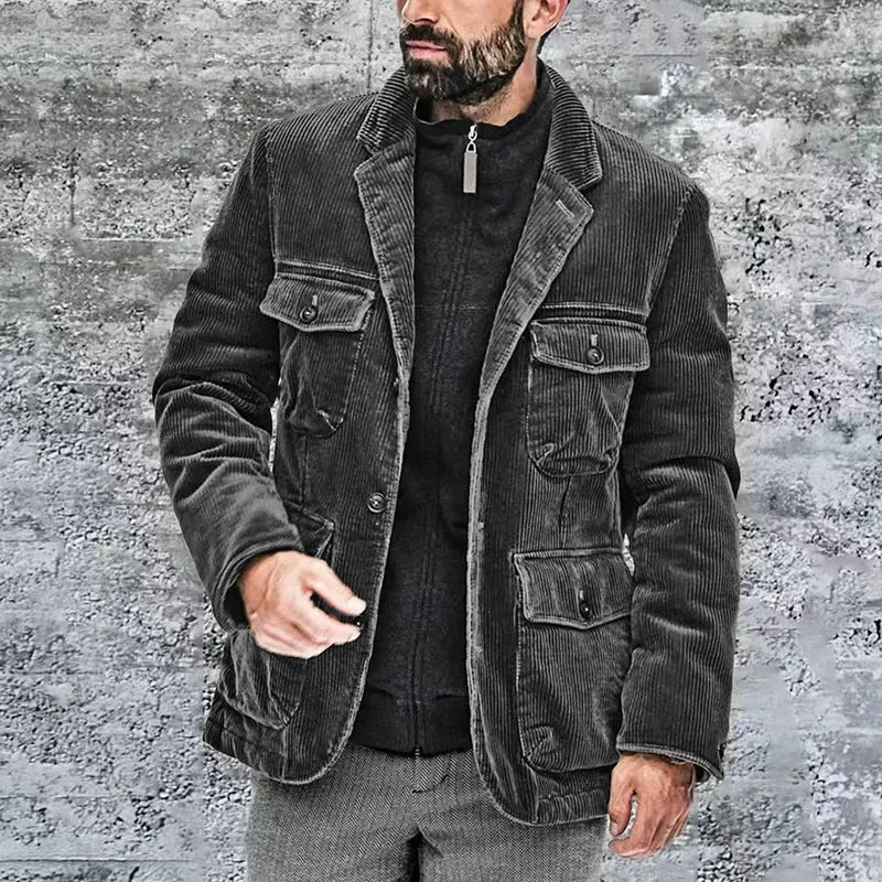 Alfred - Veste Rétro en Velours Côtelé