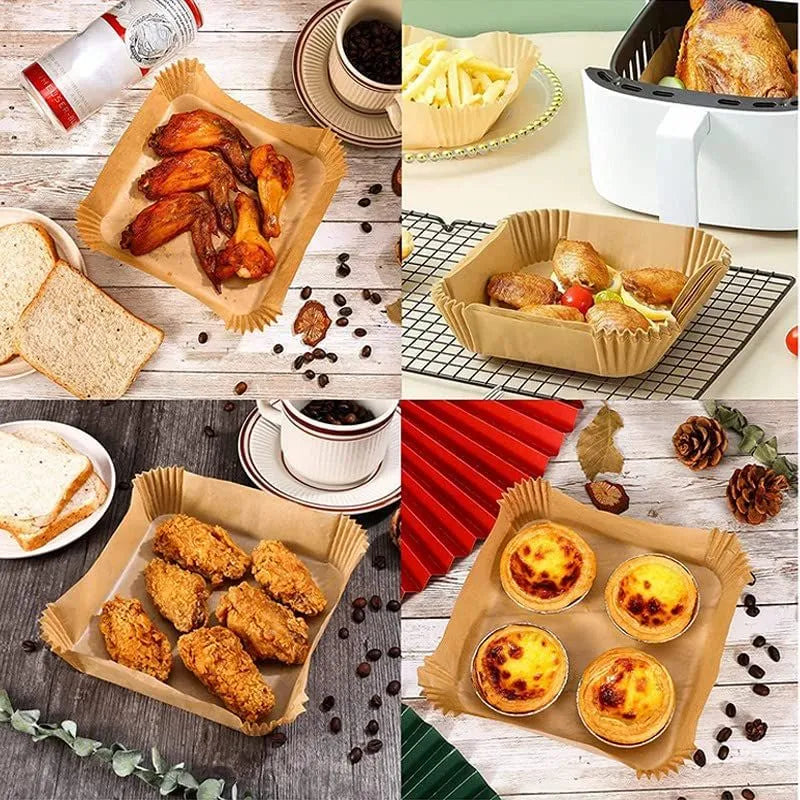 Bakper® Papier Multiusage pour Airfryer x50
