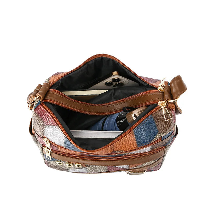 Allegra - Bolso Bandolera Elegante de Cuero Hecho a Mano