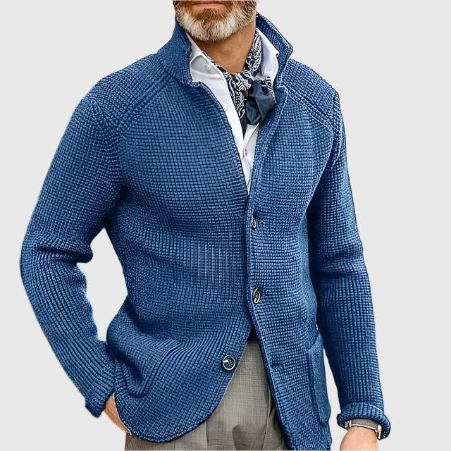 Renato - Elegant Men's Wool Cardigan
