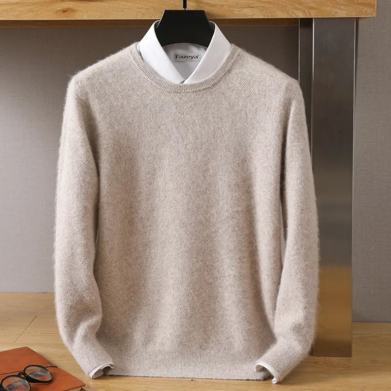 Albert - Pull Classique Col Rond en Cachemire