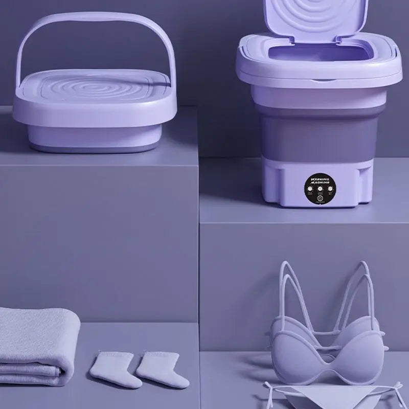 PORTLING® Mini Machine à Laver Pliable