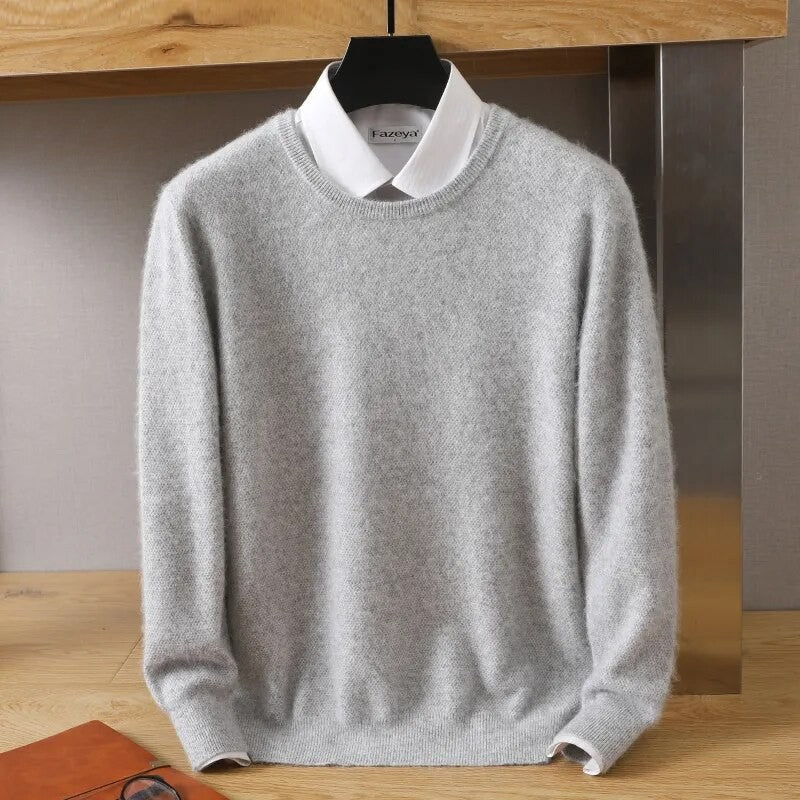 Albert - Pull Classique Col Rond en Cachemire