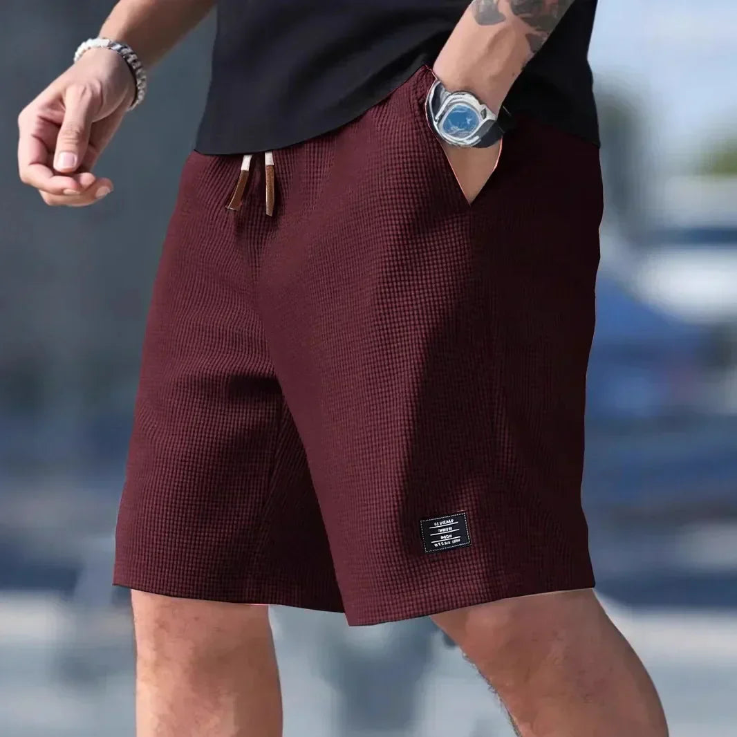 Aronis - Premium Breathable Textured Shorts