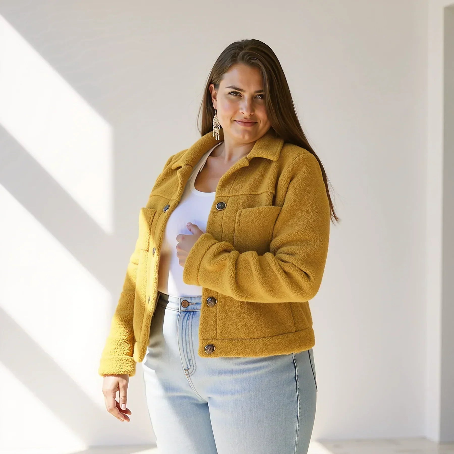 Jamie - Elegantná Prémiová Flísová Bunda
