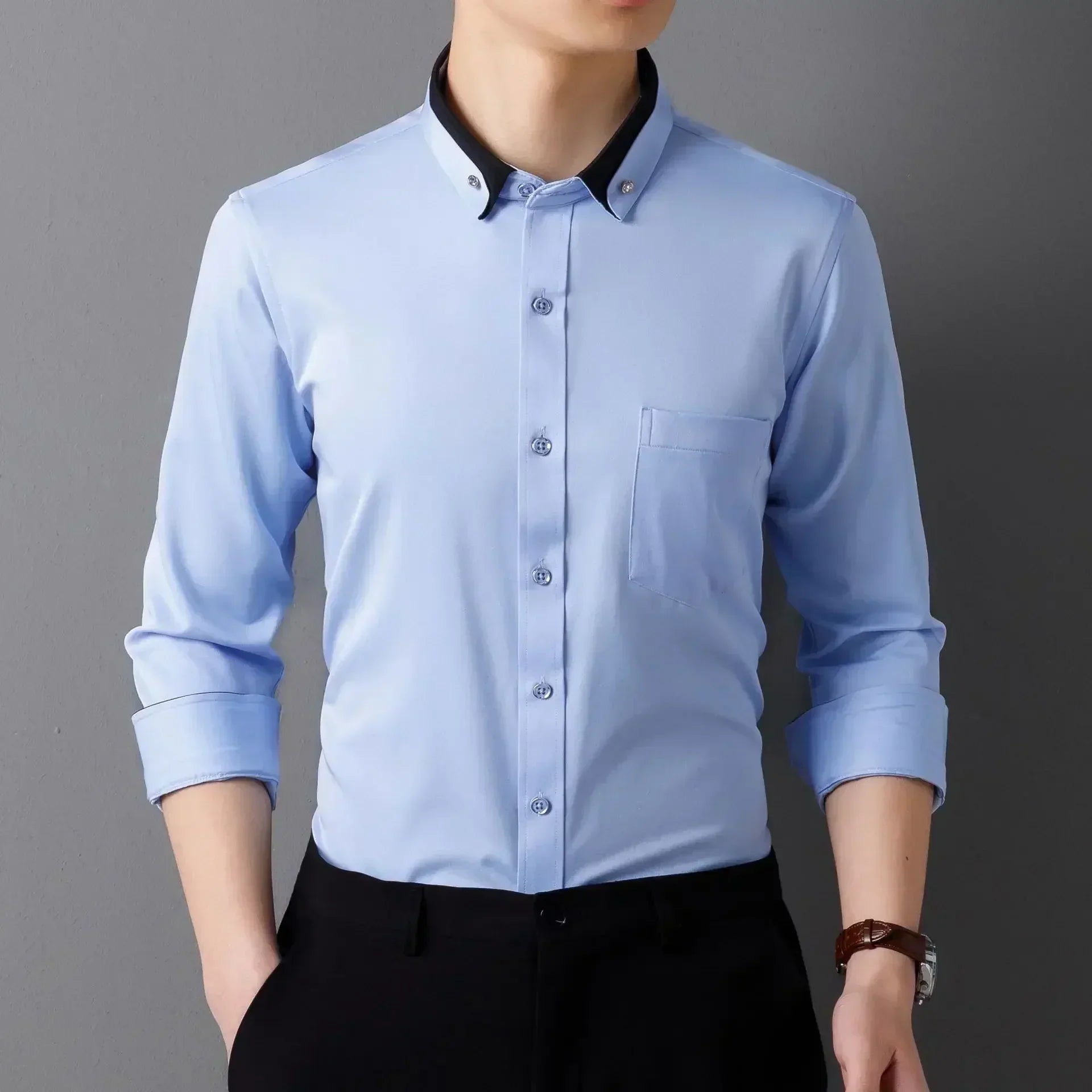 Valdo - Chemise Classique Manches Longues