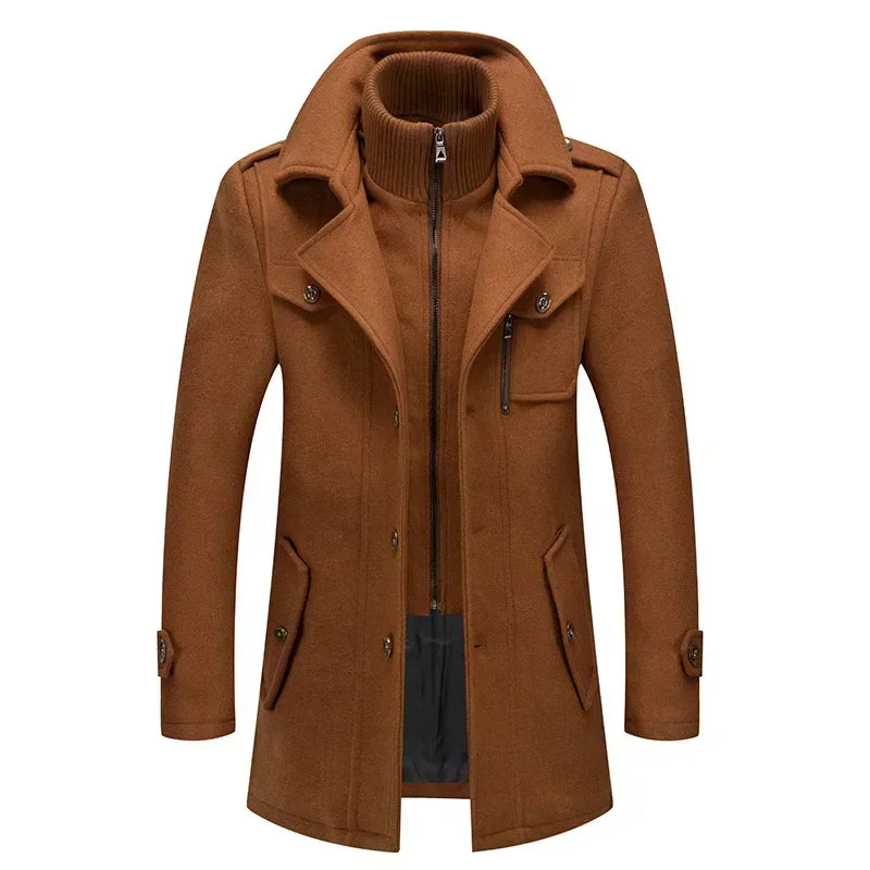 Hugo - Eleganten Zimski Plašč z Učinkom 2pcs