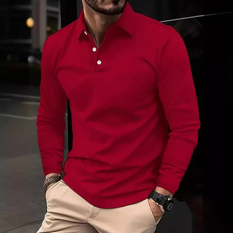 Enzo - Polo Coton Premium Manches Longues