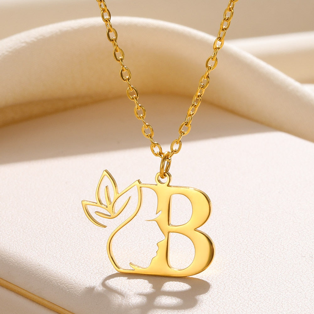 Zagreb - Collier Initial Personnalisé