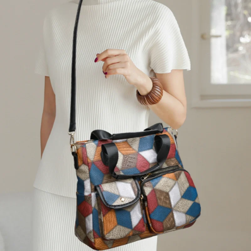 Abby - Elegant Håndlavet Læder Crossbody Taske