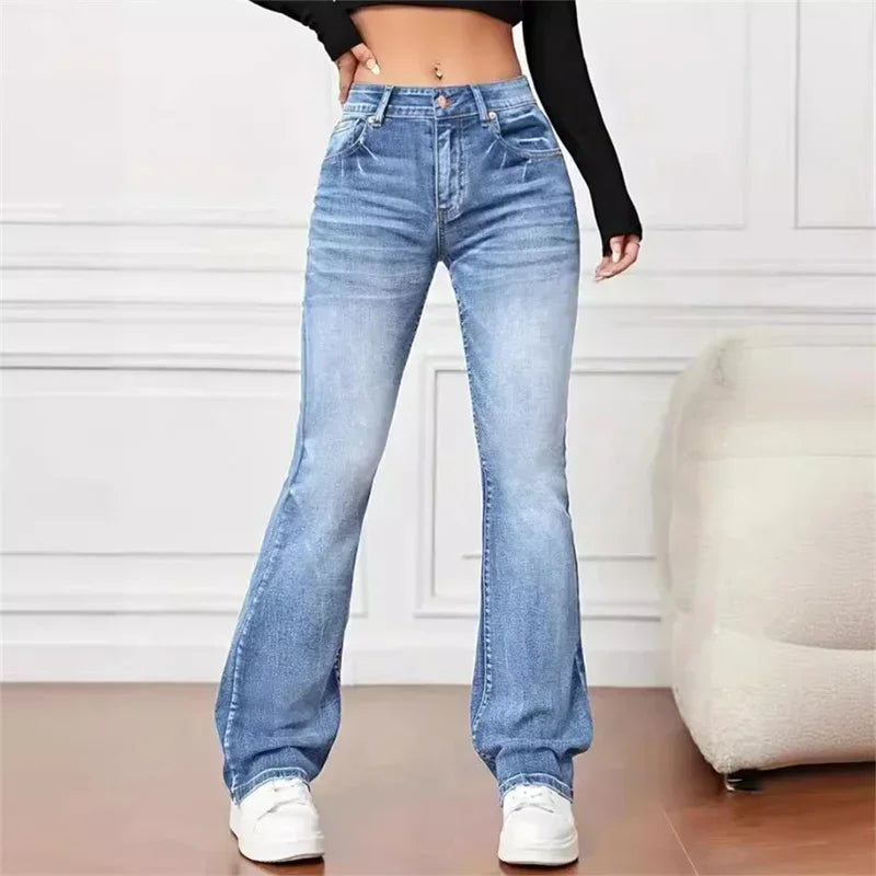 Coline - Premium Komfort Blussede Jeans