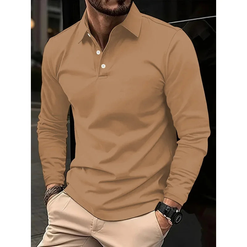 Enzo - Polo Coton Premium Manches Longues