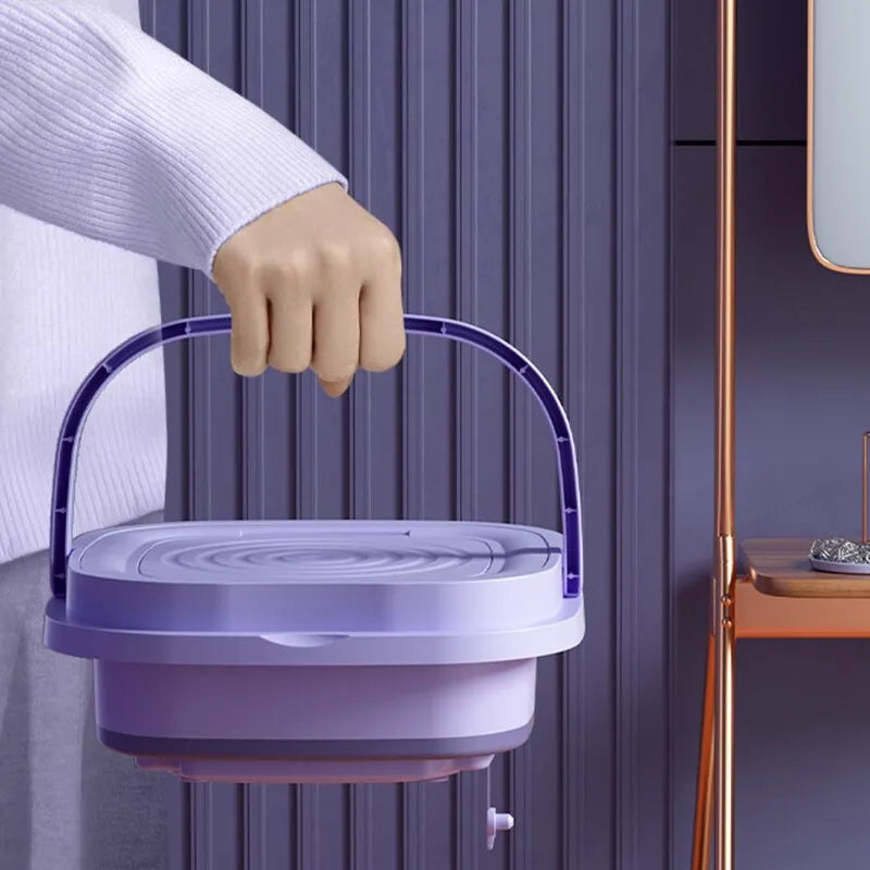 PORTLING® Mini Machine à Laver Pliable