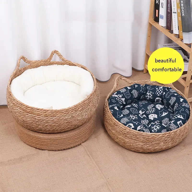Chotin® Panier pour Animal avec Coussin Relaxant