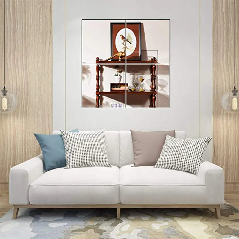 REFL® Lot de Miroirs Auto-Adhésifs