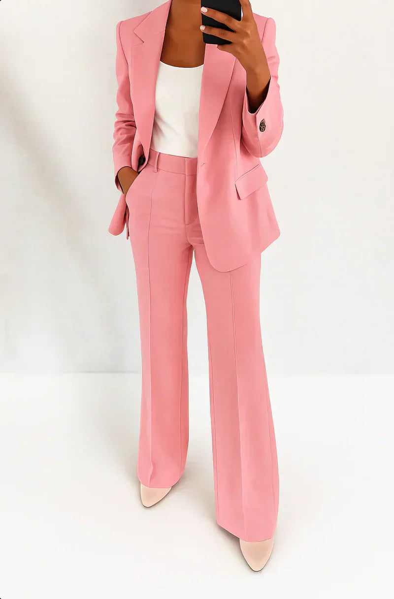 Carmela - Conjunto Elegante Blazer y Pantalón