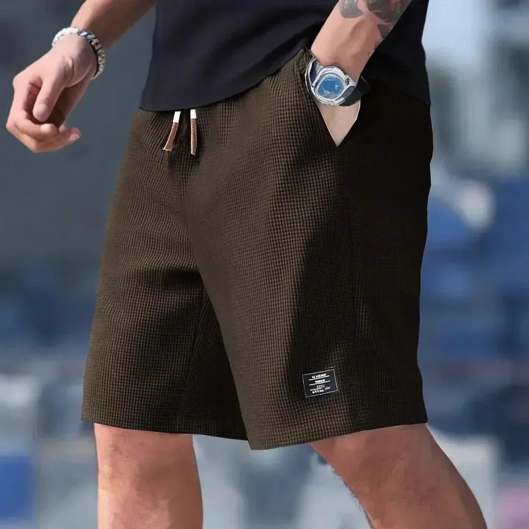 Aronis - Premium Breathable Textured Shorts