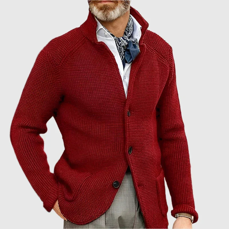 Renato - Elegant Men's Wool Cardigan
