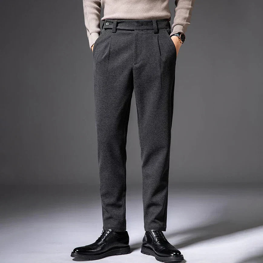 Westley - Pantalon Mélange Laine Cachemire Premium