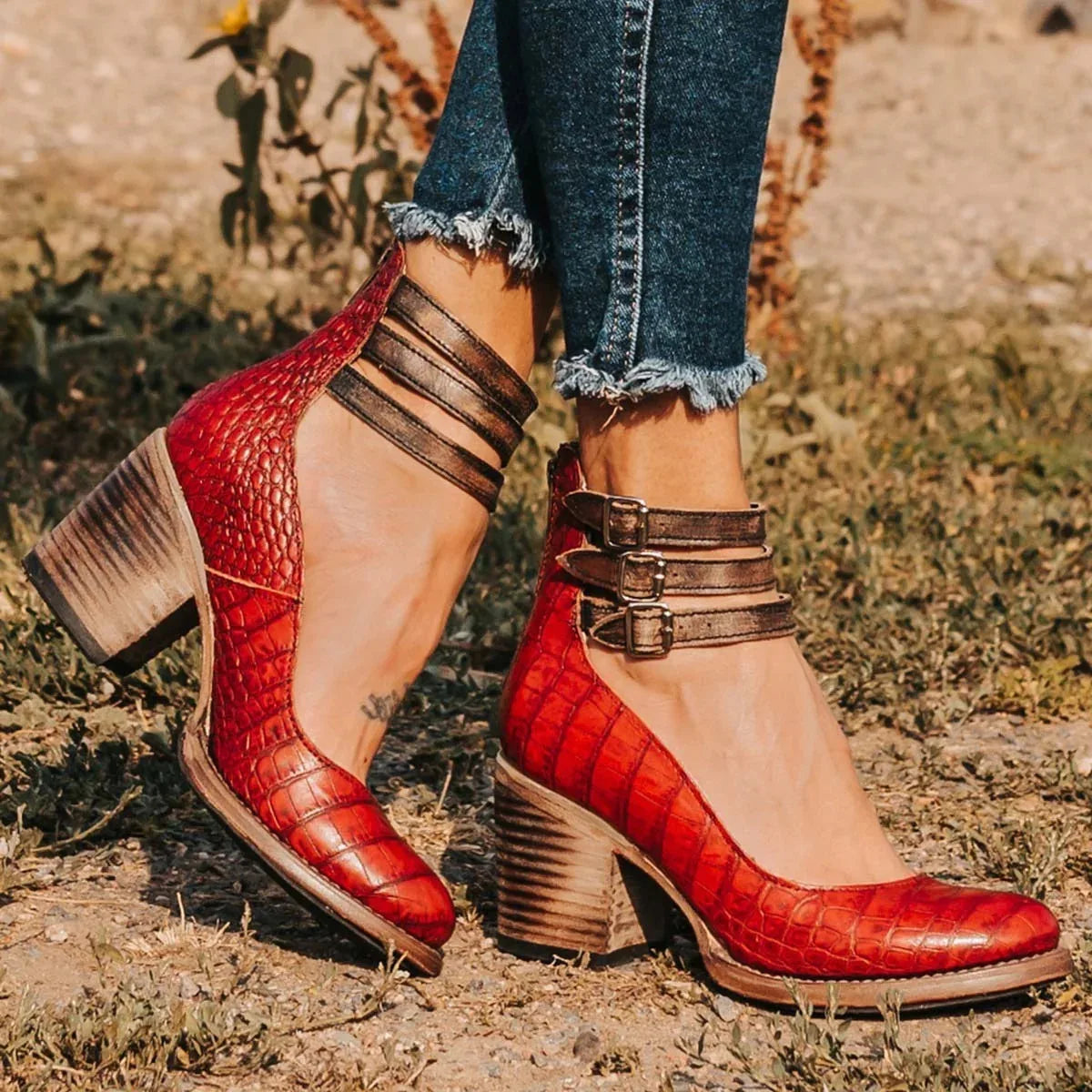 Delara - Chaussures à Talons Confort Ultime