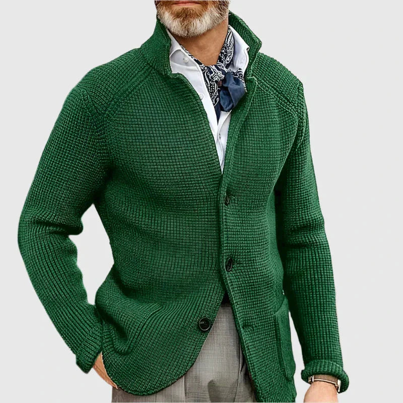 Renato - Elegant Men's Wool Cardigan