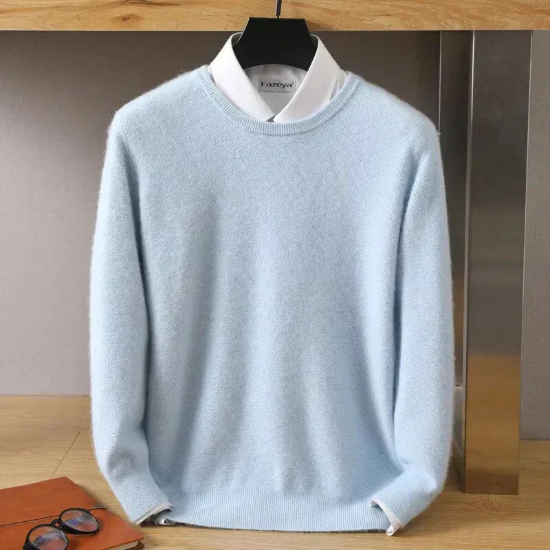 Albert - Pull Classique Col Rond en Cachemire