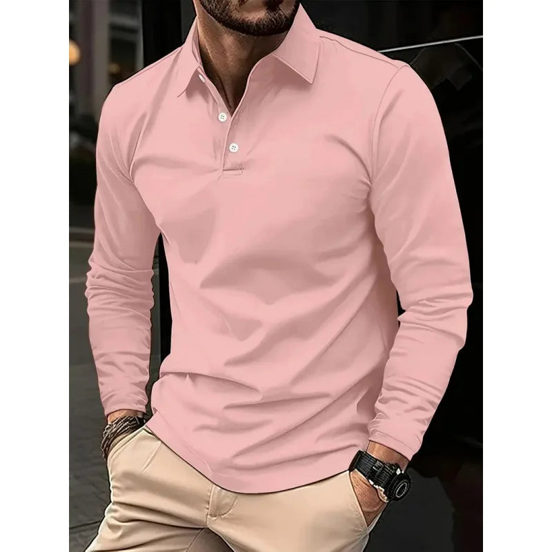 Enzo - Polo Coton Premium Manches Longues