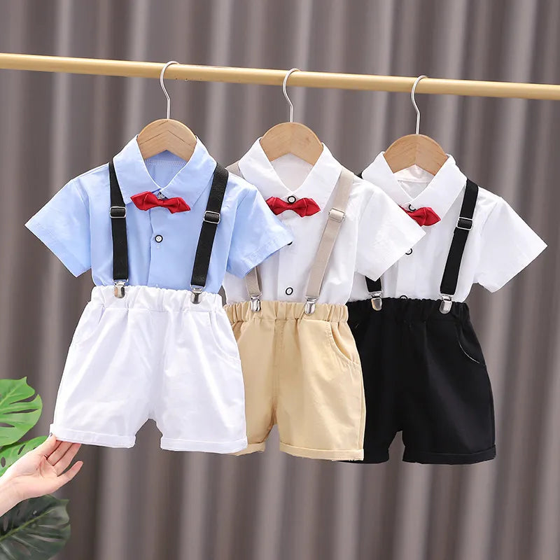 Ensemble de Cérémonie 4pcs pour Petit Gentleman