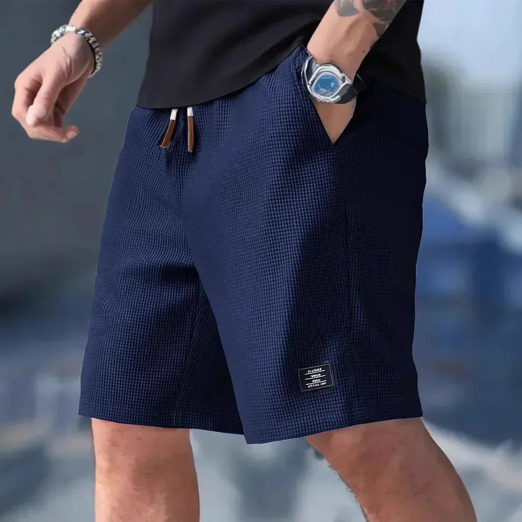 Aronis - Premium Breathable Textured Shorts