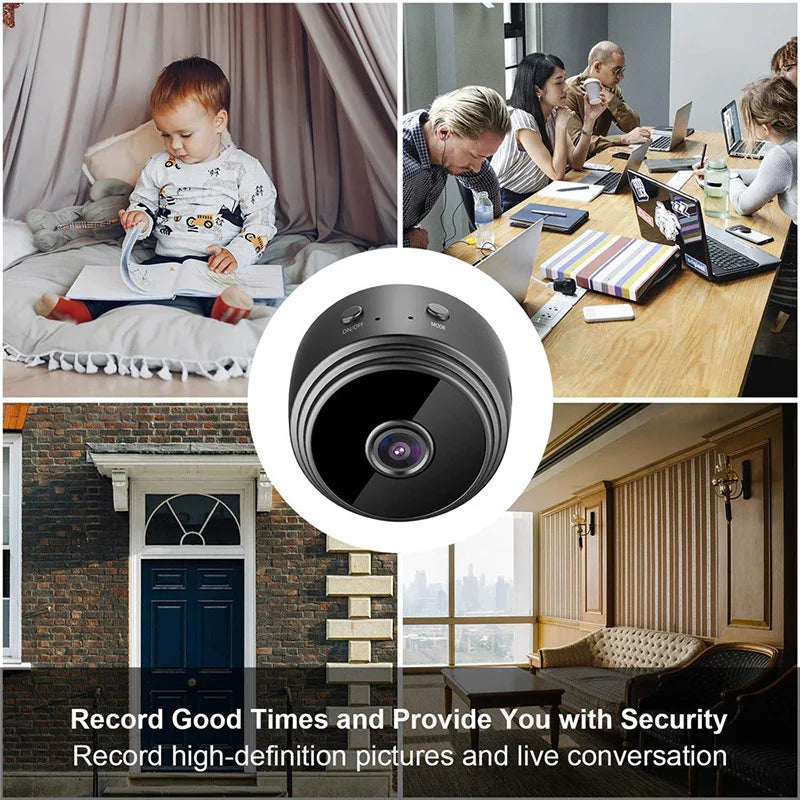 Minojo® Mini Caméra de Surveillance sans fil Wifi