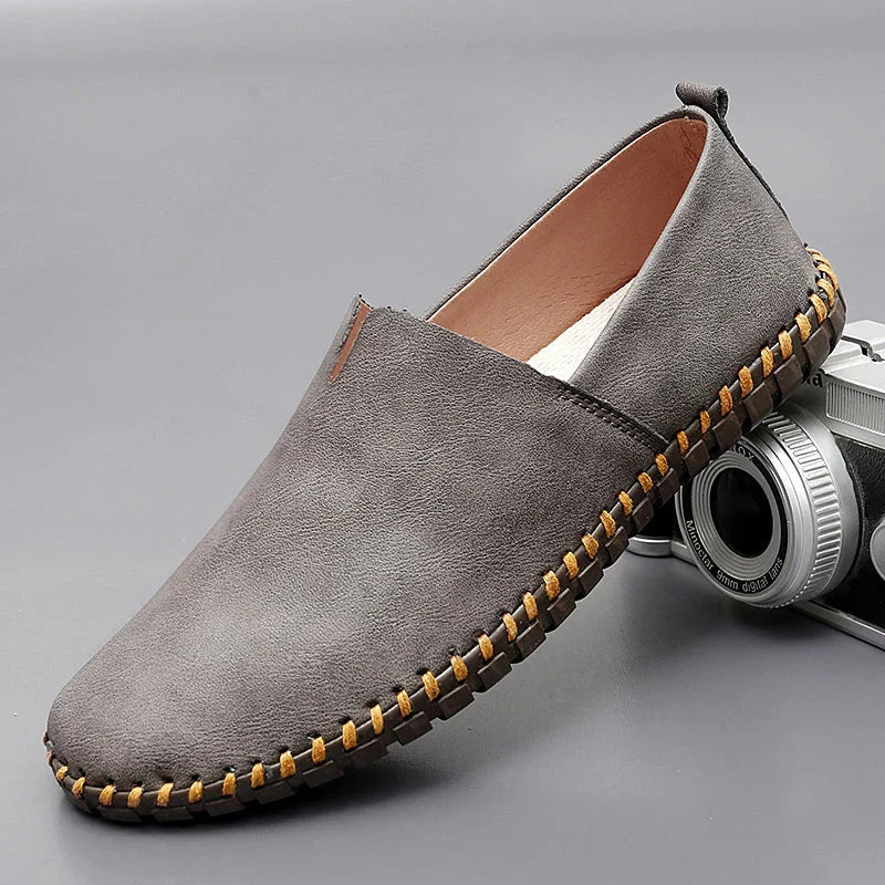 Marius - Elegante Lette Læder Loafers