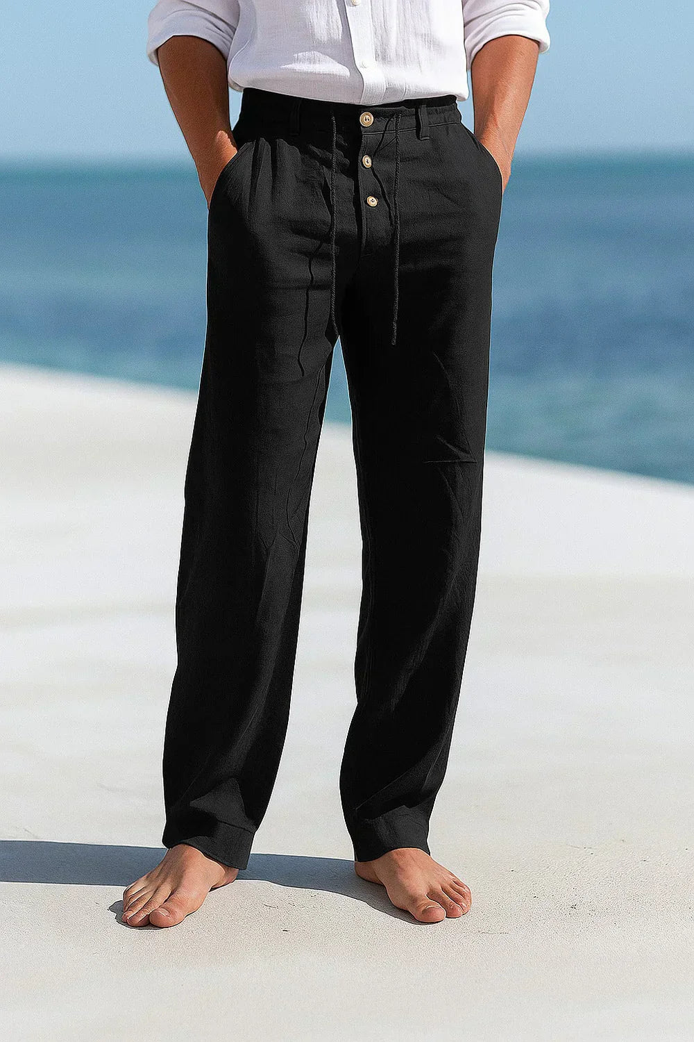 Corentin - Pantalones de Lino Elegantes y Refinados
