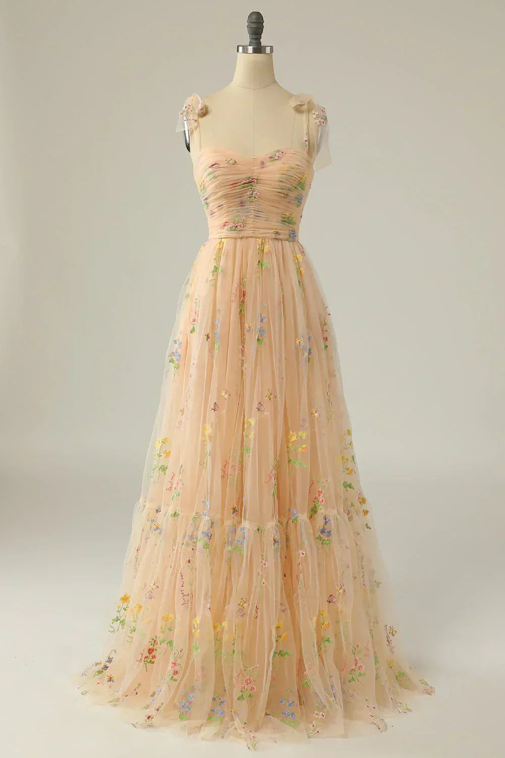 Aurora - Robe de Bal en Tulle Brodée Haut de Gamme