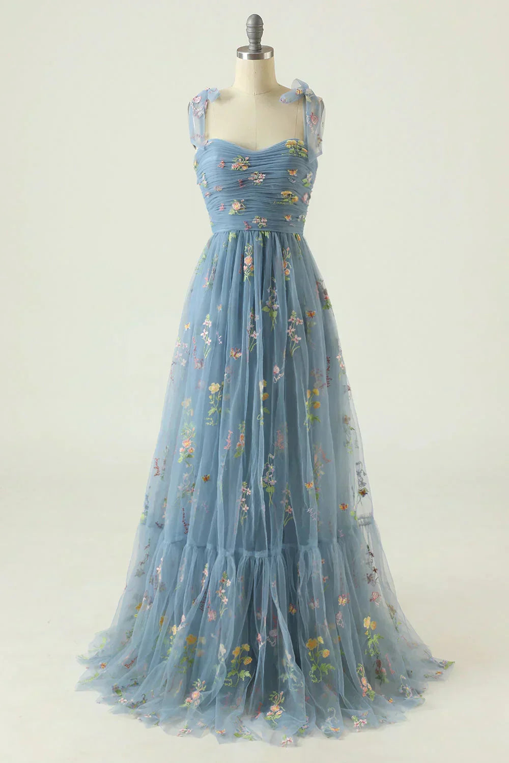 Aurora - Robe de Bal en Tulle Brodée Haut de Gamme