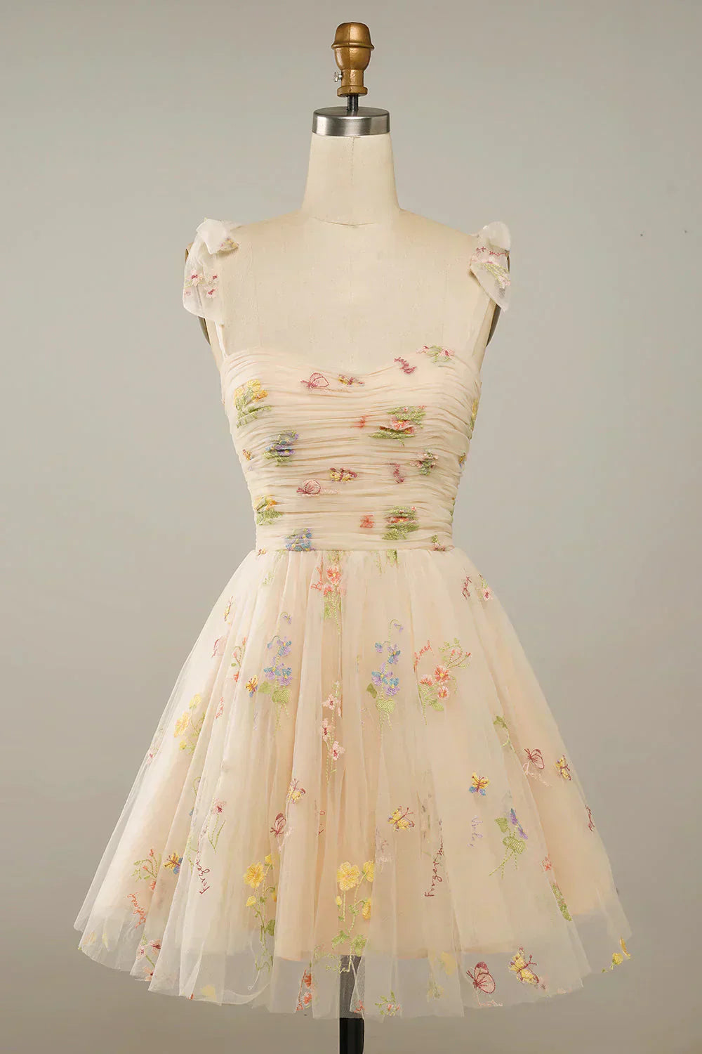 Aurora - Robe de Bal en Tulle Brodée Haut de Gamme