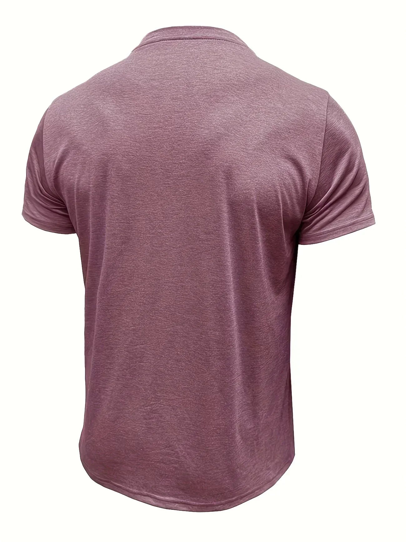 Eusébio - Elegant T-Shirt med Knapper og Lomme