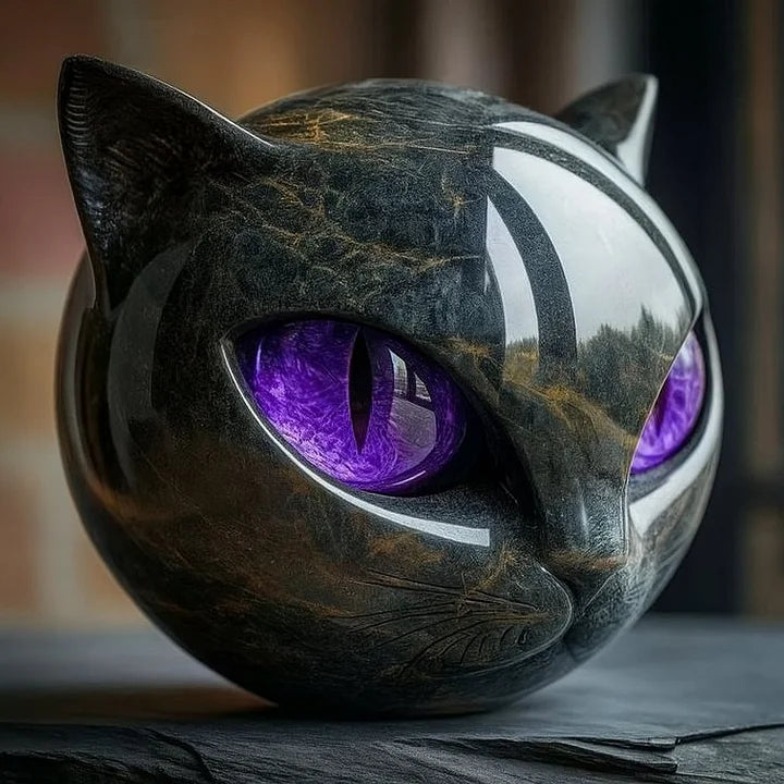 Cateye™ - Mystická Socha Mačacej Hlavy