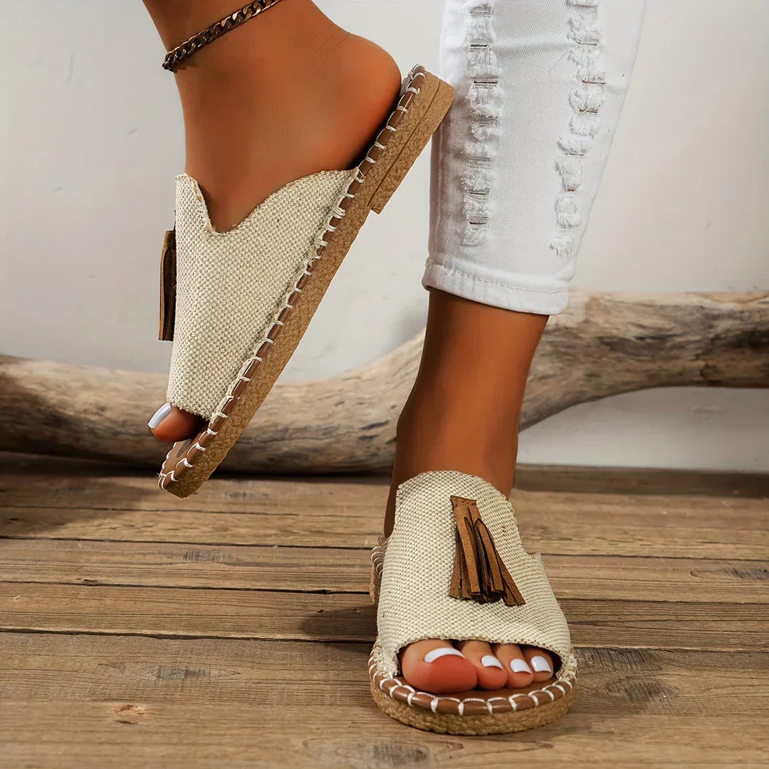 Bettina - Komfortable Sandaler i Bohemestil