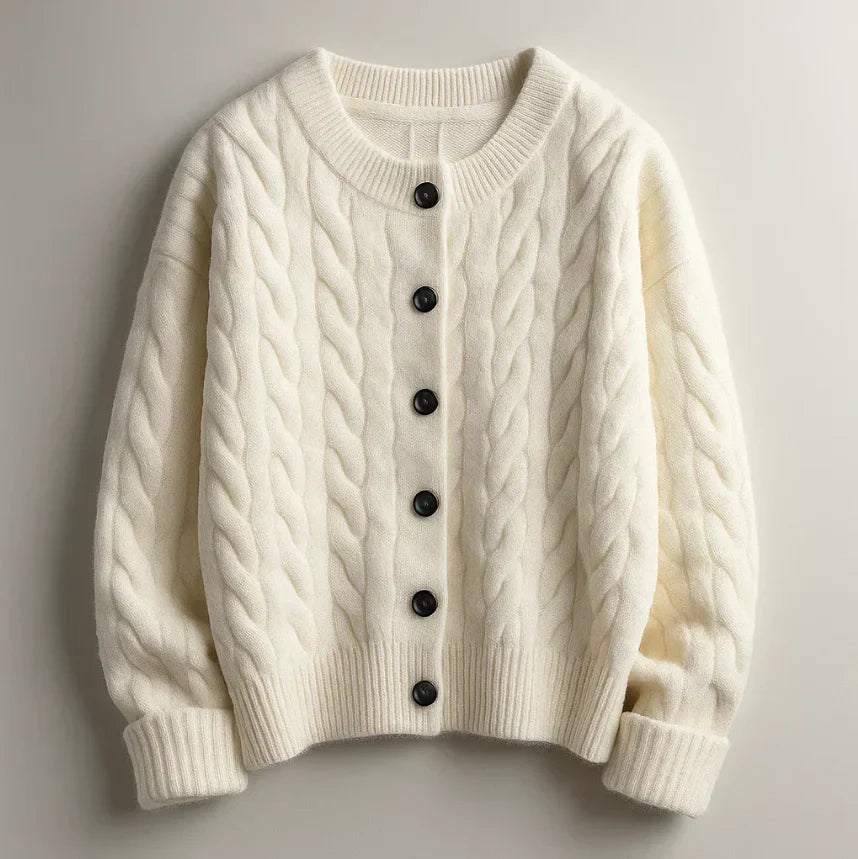 Lohan - Cardigan Chic en Maille Torsadé