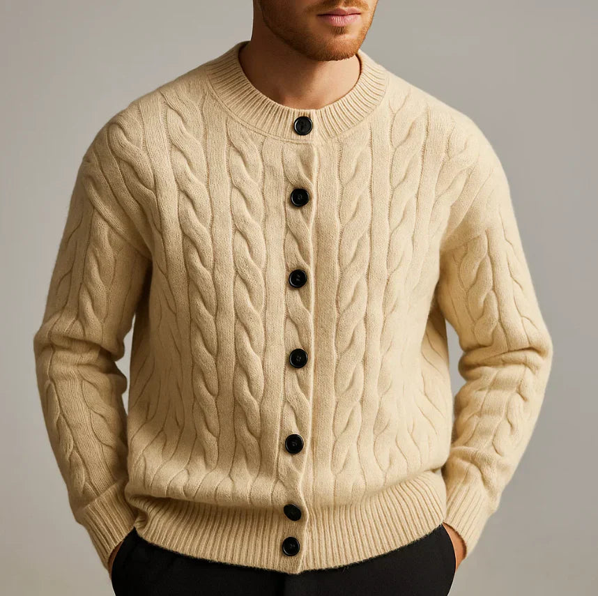 Lohan - Cardigan Chic en Maille Torsadé