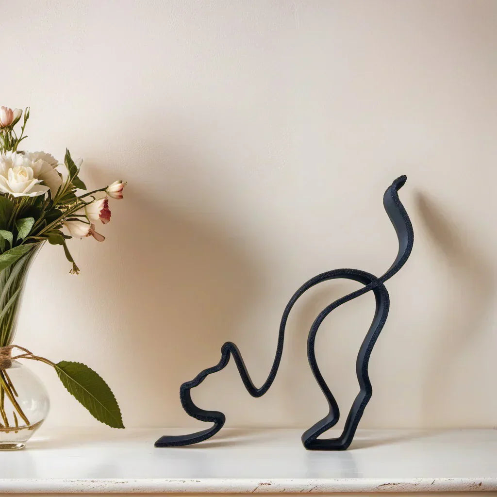Skund™ - Hunderrace Line Art Skulptur