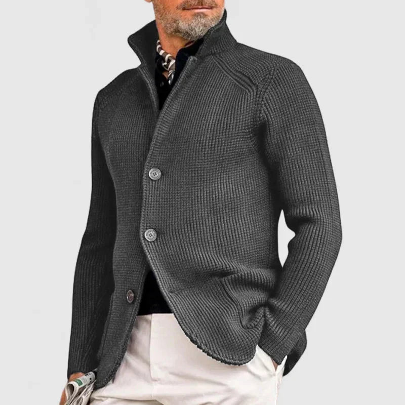 Renato - Elegant Men's Wool Cardigan