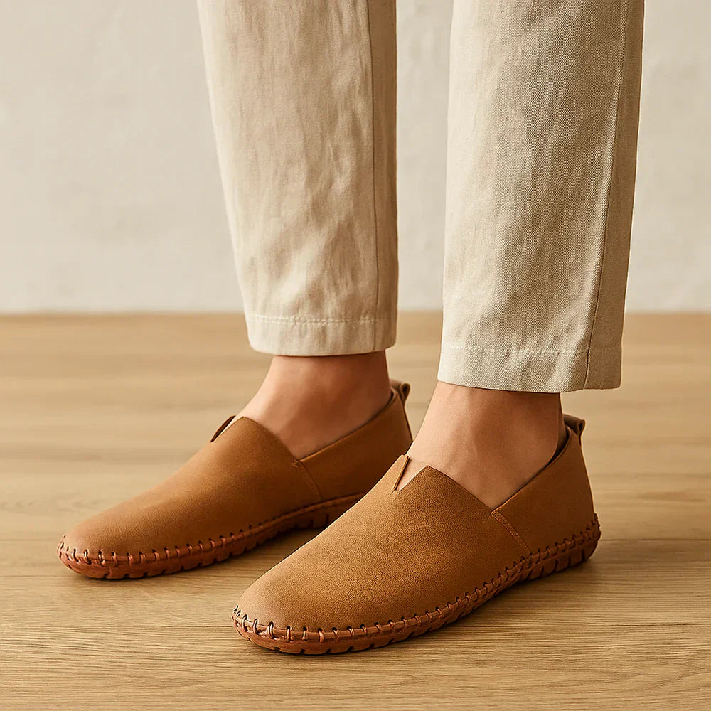 Marius - Elegante Lette Læder Loafers