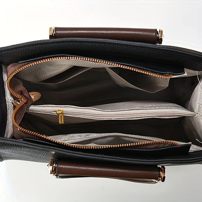 Mallia - Conjunto de Bolsos de Cuero 3pzs Elegante